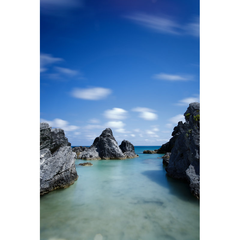 «Horseshoe Bay, Bermuda» par Dki-Photographie - Photographie sur toile tendue, L 12 po x H 18 po