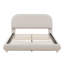 Lit plateforme en tissu d'ameublement Teddy-475627776