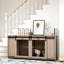 Meuble de rangement polyvalent pour chien avec cloison amovible et rangement