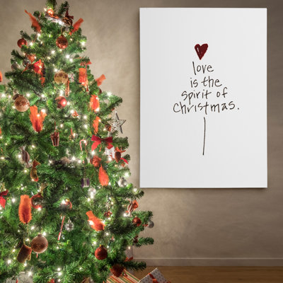 «Love Is Spirit B.W» par Carol Robinson, reproduction sur toile