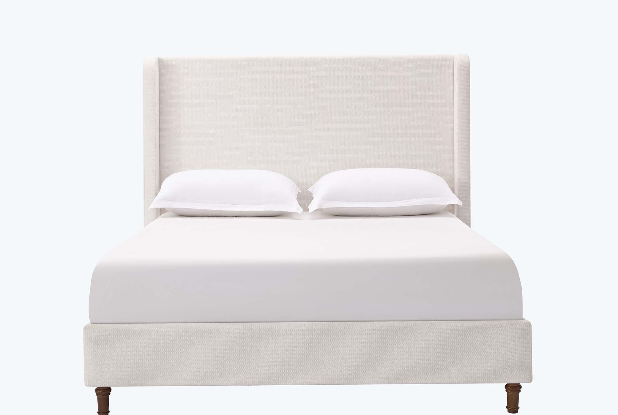 Latitude Run® Dehosse Modern Upholstered Platform Bed With Wingback Headboard & Reviews | Wayfair