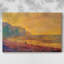 Marée basse à Pourville, temps brumeux, 1882, toile tendue avec châssis-855321211