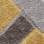 Machine Woven Grey/Yellow Rug-70522934