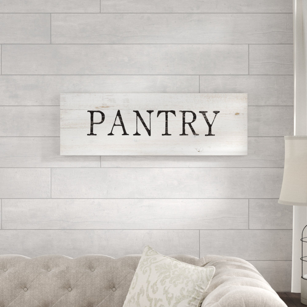 " Farmhouse Pantry Sign " Gracie Oaks