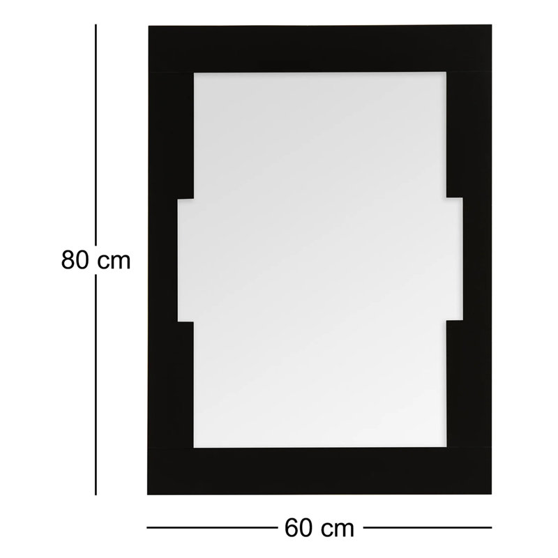 Estrada Solid Wood Flat Wall Mirror