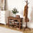 Solid Wood Shoe Storage Bench - 39-Inch Height-2027891163