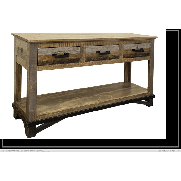 Doyers 55" Solid Wood Console Table