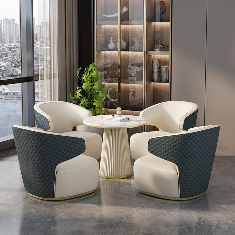 GEMEZO Simple modern light luxury rock plate table set - Wayfair Canada