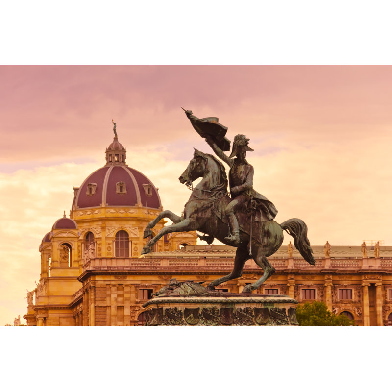 Archduke Karl Memorial by TPopova - Wrapped Canvas Print, 30cm H x 46cm W