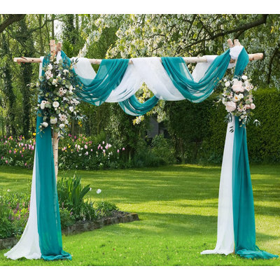 Warm Home Designs Wedding Arch Draping Fabric Bundle For Wedding Ceremony or Wedding Decoration