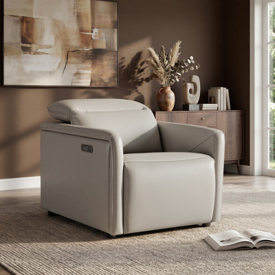 30.3'' Power Recliner with Zero Wall Design, Dual Motors and Power Headrest