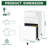 3-drawer All-steel Mobile File Cabinet With Lock, 110lbs/drawer Capacity, Anti-tip Design & Smooth-rolling Casters For Office/home, Fully Assembled