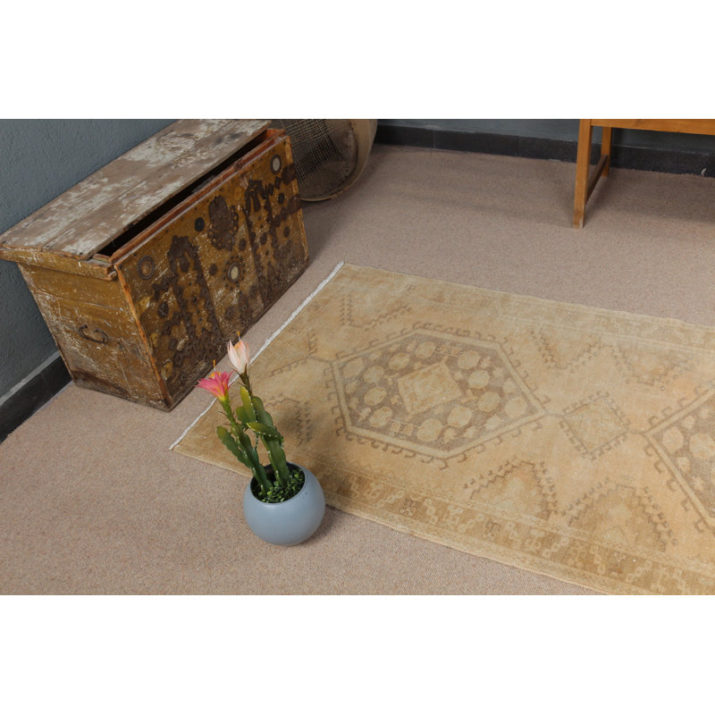 Tapis turc rétro idéal pour la décoration de chambre à coucher et de cuisine, parfait pour elle