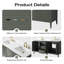 Ensemble de meuble-lavabo autoportant à double cuve 60 po avec plateau en marbre lavabo Lavallon-105275164-105275166