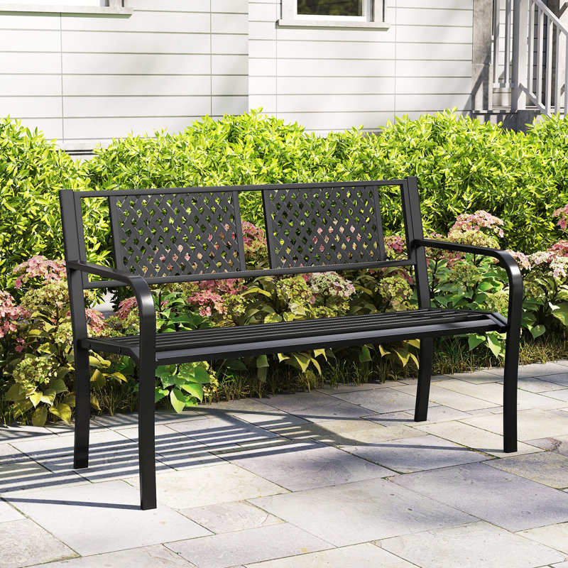 Metal Outdoor Bench