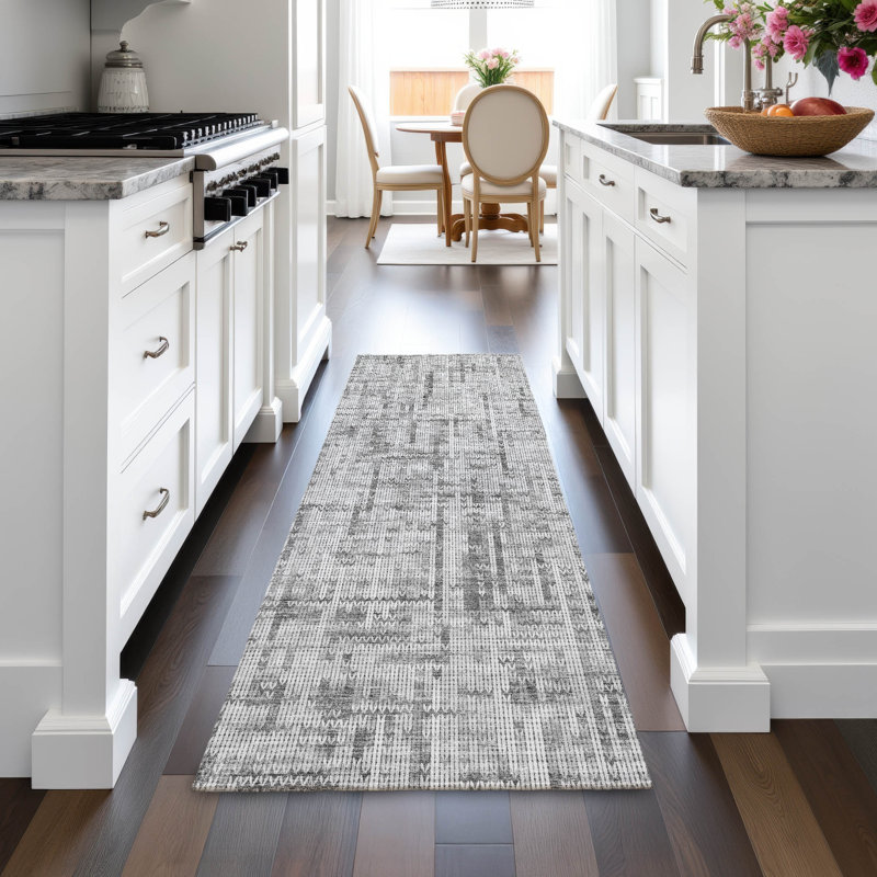 Machine Washable Indoor/Outdoor Colman ACN2130 Striped Rug, Runner 2'3" x 7'6"