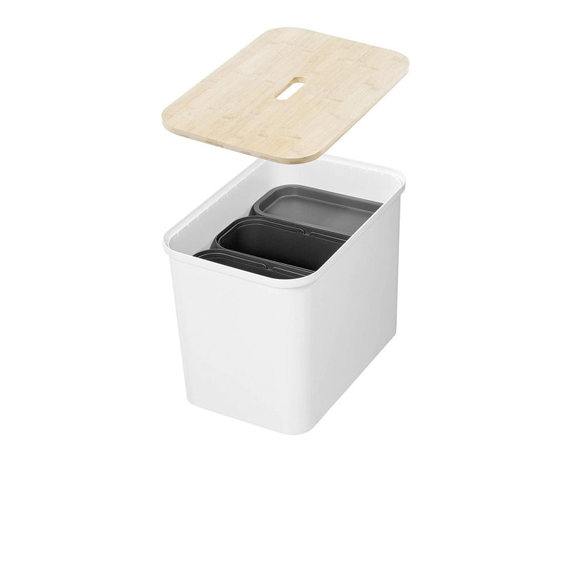 Plastic Open Recycling Bin - 65L