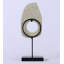 Lily''s Living 17.3" H Offwhite Marble Jade Axe Statue With Stand