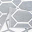 Tapis rectangulaire en plastique tressé à la machine gris / blanc Howardine-1730757761