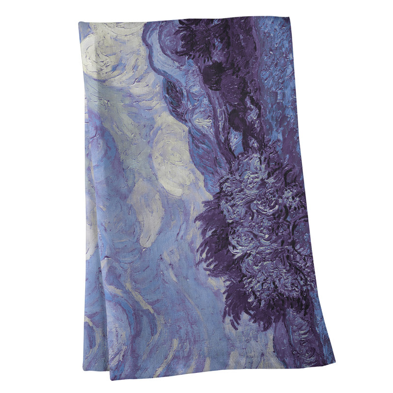Tea Towel Kitchen Towel, Poly Twill, Light Blue