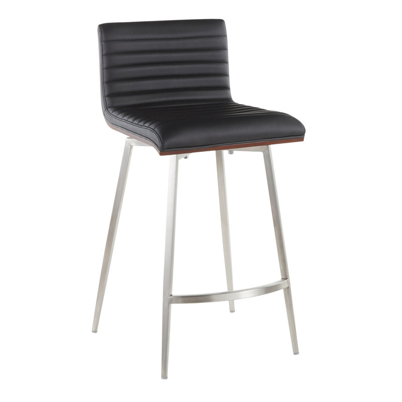 Contemporary Counter Stool, Noir