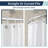 Solid Plastic Shower Curtain Hooks Rings-15866127