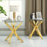 Modern Square 2-piece End Table Set (set Of 2)