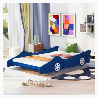 Anqunette Vegan Leather Platform Bed