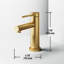 Robinet pour salle de bain à poignée simple à un trou H 6 po Jewel-100514133