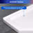 Rainlex 36in x 36in x 3.55in Neo-Angle Shower Base White ABS Material Anti-Skid Easy Install Modern Design