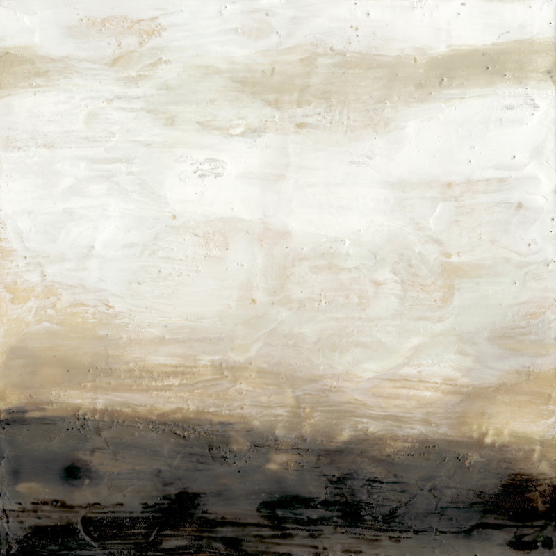 «Umber Land II» par Jennifer Goldberger - impression sur toile tendue, H 20 po x l 20 po