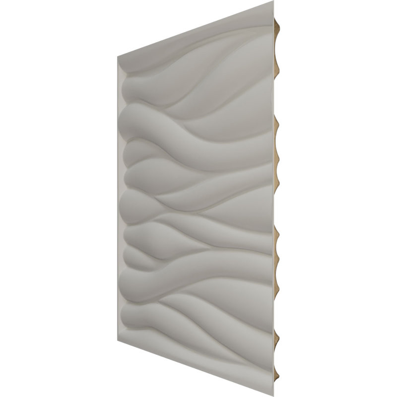 Panneau mural décoratif 3D EnduraWall l 19 5/8 po x H 19 5/8 po, bronze métallique champagne (couvre 2,67 pieds carrés)