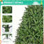 Arbre de Noël artificiel 7 pi 7 pi, arbre complet à charnière non éclairé de qualité supérieure avec 2231 branches, support en métal, structure à charnières, arbre de Noël de fête facile à assembler pour la maison, le bureau, la fête