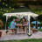 Suntime 12x12 Instant Pop Up Gazebo Solar Light Screen Canopy Tent Cover-96239356