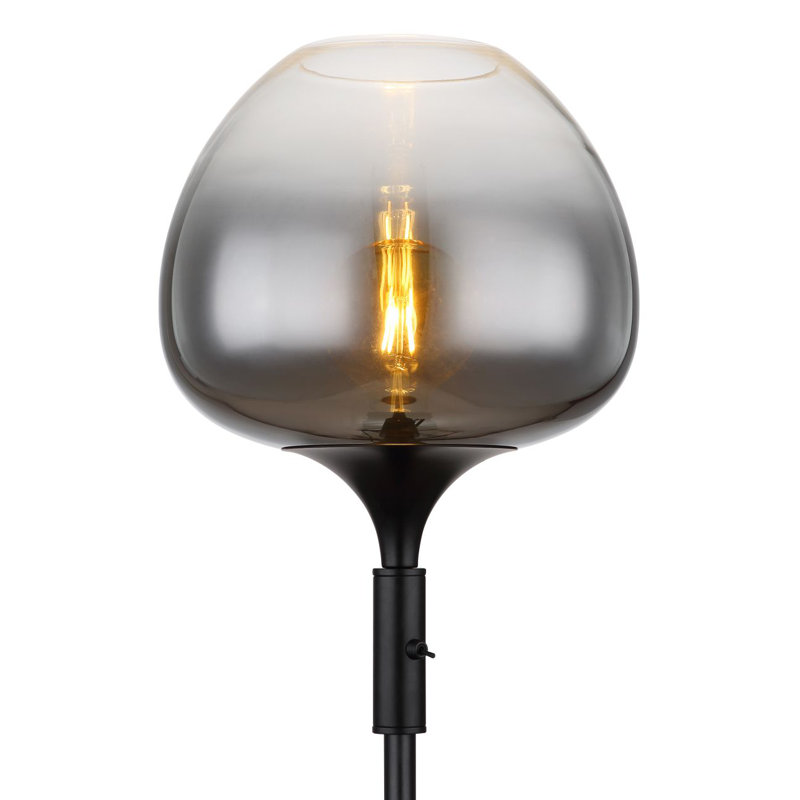 165 Cm Floor Lamp Maxy, Black, Grey
