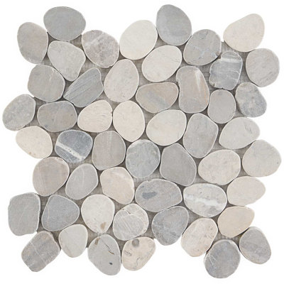Nature 12x12 Round Honed Natural Stone Mosaic Tile