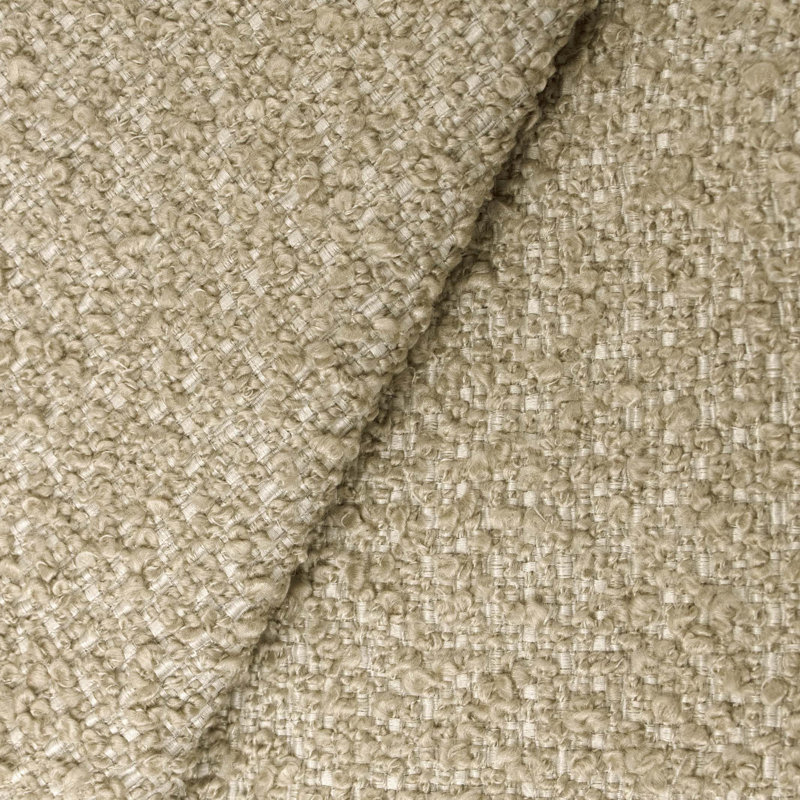 Benita Upholstered Standard Bed, Twin, Classic Buff Boucle
