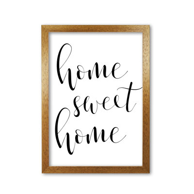 Home Sweet Home - Print