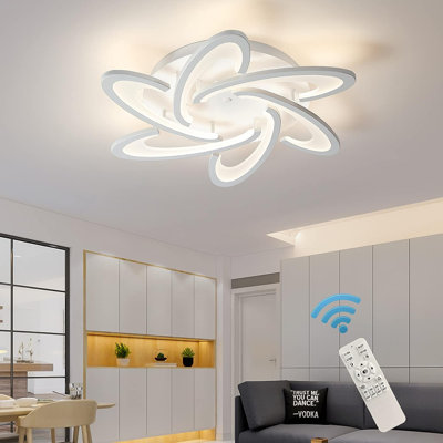 Modern 6 - Light 25.2" Acrylic LED Flush Mount