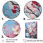 «Blue and Pink Dogwood Blossoms I», reproduction sur toile-528360822-528360830