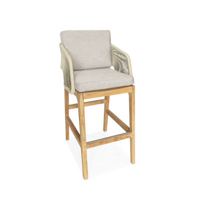 Amadora Outdoor Teak Bar Stool
