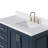 42.25'' Single Bathroom Vanity with Carrara Quartz Top-94668838
