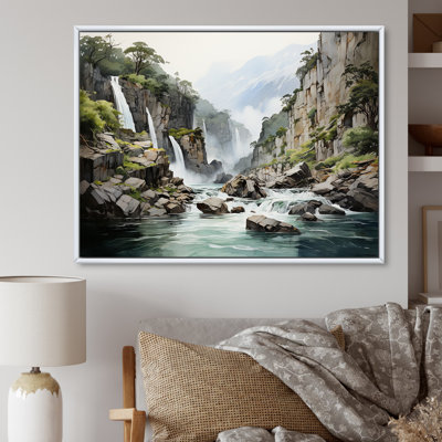 " Waterfall Cliff Scenery Magic III "