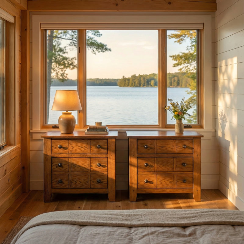 Two Nightstand Set