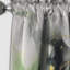Green and Black Splash - Rideau abstrait occultant Fractals - 1 panneau-107808860
