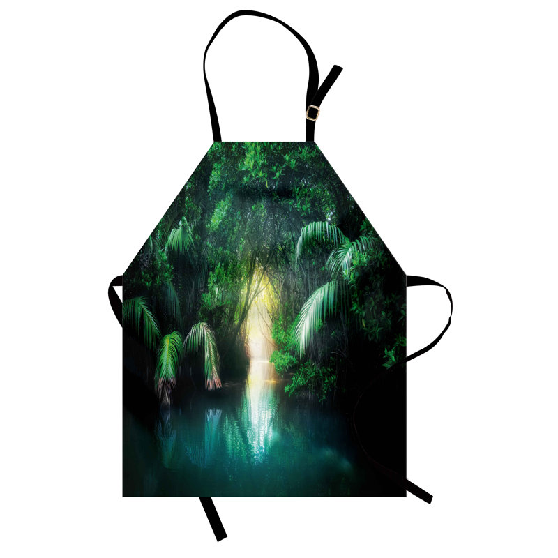 No Pattern Bib Apron