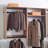 Devi Oak Wall Mounted Wood Closet System-2136295955