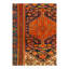 Tapis oriental rouge / orange en laine / coton 4 pi 3 po x 6 pi 3 po Oriental