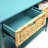 Flavius Teal Finish Console Table