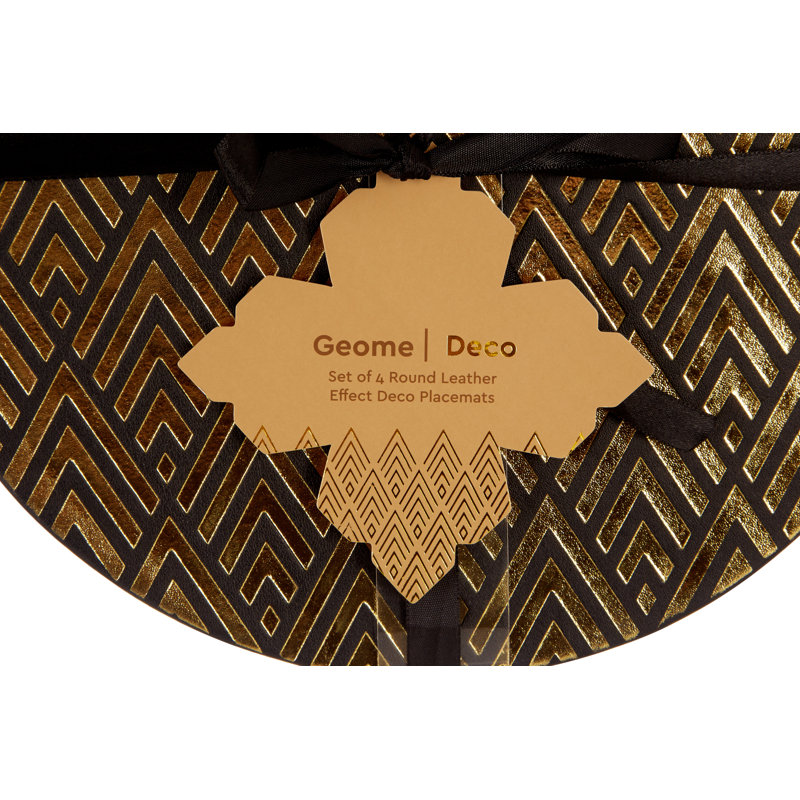Geome Geometric Round Placemat